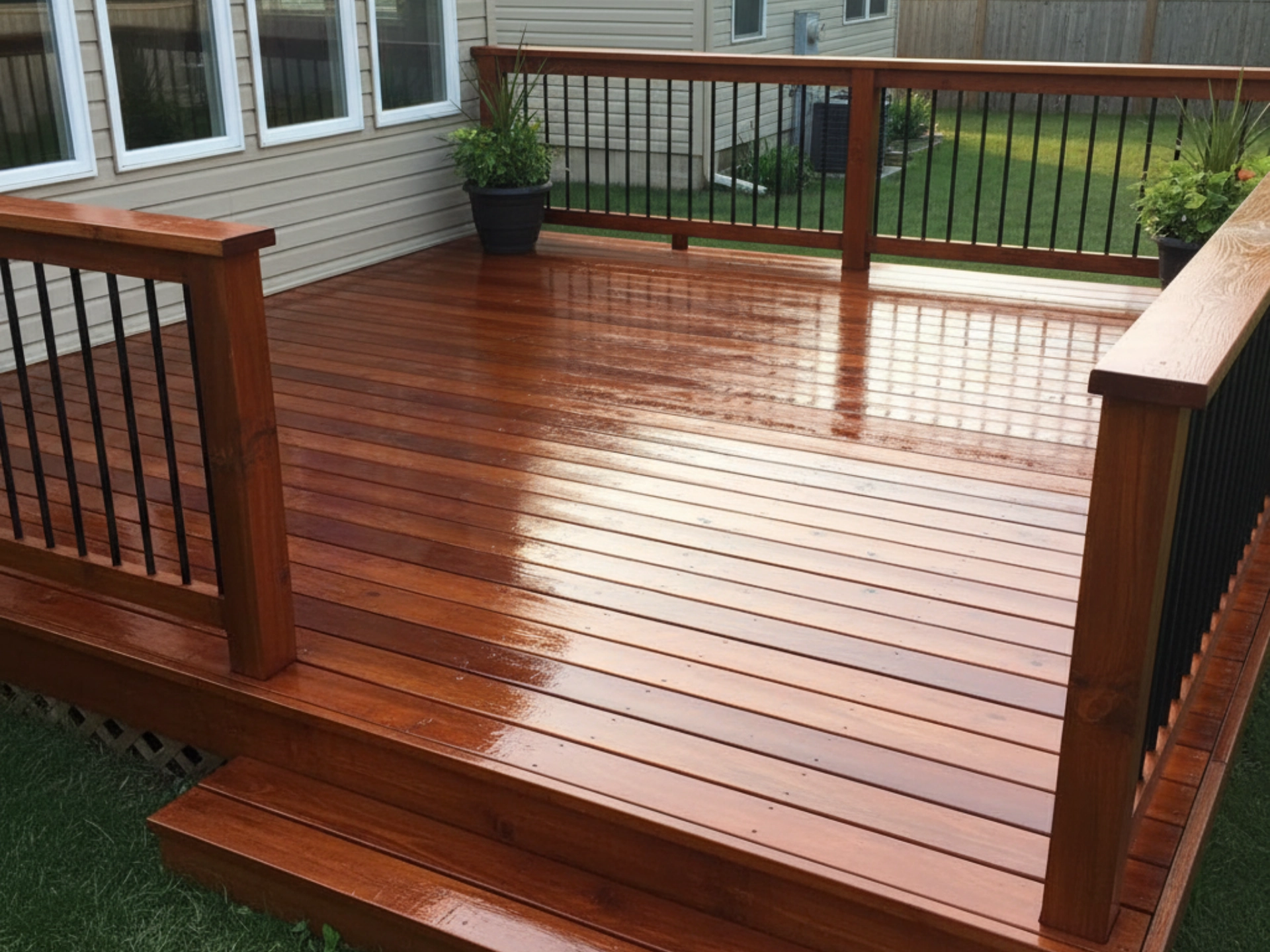 Deck staining services in Maryland