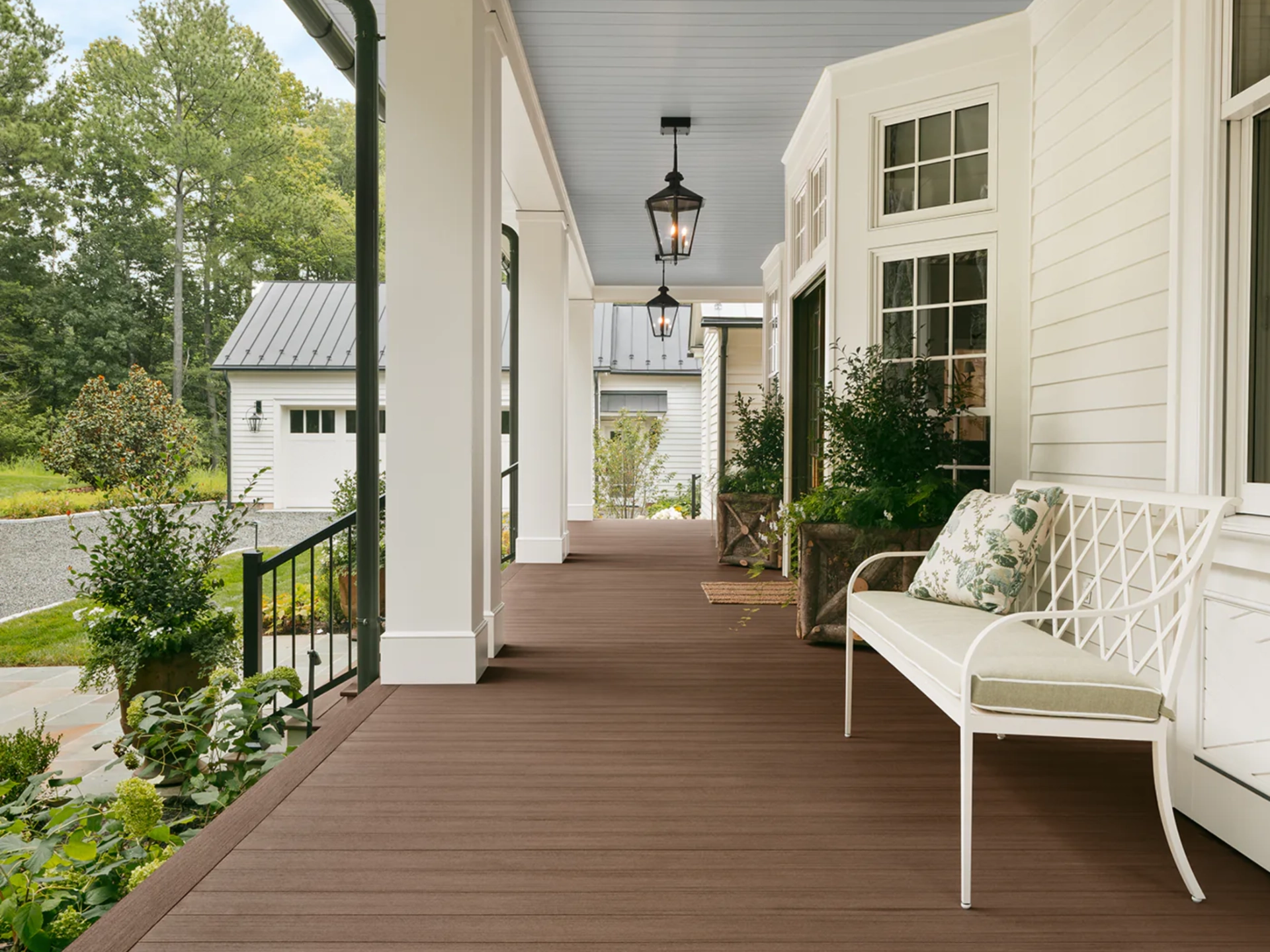 TimberTech Advanced PVC Vintage English Walnut Decking